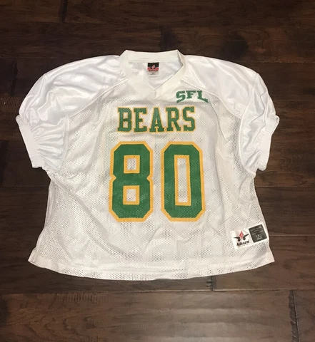 Alleson Athletic Adult Baylor Bears Football Jersey Sz. Medium NEW #80 Cover