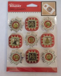 Jolee's Boutique HOLIDAY FRAMES REPEAT Holiday Embellishments NIP winter scrap   - Picture 1 of 5