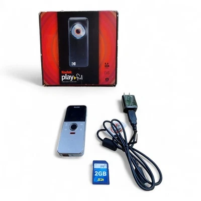 ​Kodak Play-ful ZE1 1080p HD Digital Video Camera 5MP w/ 2G SD Card - Image 1 of 4