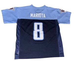 NFL Tennessee Titans Marcus Mariota Jersey Blue Short Sleeve Large size (7) - Picture 1 of 3