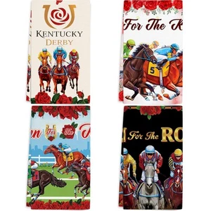 Kentucky Decorazioni Derby Asciugamani da Cucina Asciugapiatti, 16x26 Pollici Asciugamano a Mano... - Foto 1 di 7