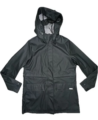 Chaqueta de lluvia Hunter de goma talla M mediana negra Foto 1 de 4