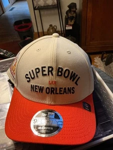 SUPER BOWL LIX 59 9FORTY NEW ERA SNAP BACK VERSTELLBAR MINIMAL CRAWFISH HAT - Bild 1 von 4