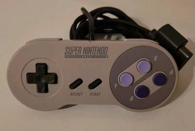 Controlador Super Nintendo SNES genuino probado por fabricante original (1) Foto 1 de 3