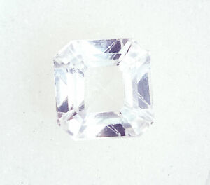7.60 Ct Natural White Sapphire Certified Loose Gemstone With Free Shipping