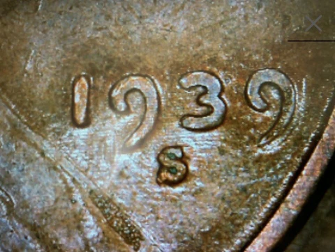1939 S Error Lincoln Wheatback Penny *Poor Man’s Doubled Die* #INVA84 Cover