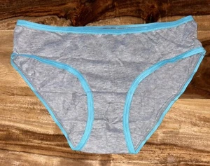 Sonoma Girl Life Style 14 Vintage Y2K Gray SO SOFT Cotton Bikini Panty Underwear - Picture 1 of 5