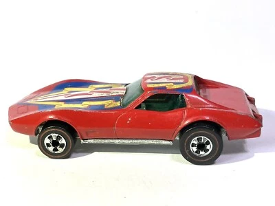 Corvette Stingray Redline Flying Colors 1975 rojo Hong Kong Hot Wheels Foto 1 de 4