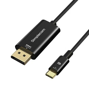 Simplecom DA323 USB-C to DisplayPort Cable DP1.4 8K@60Hz 2M - Picture 1 of 4