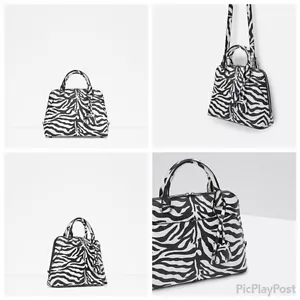 ZARA PRINTED CITY BAG REF. 8045/004 NWT!! - Picture 1 of 6