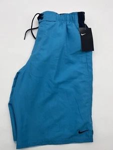 NEW Mens Nike Swimtrunks Aqua Small Swimming Outdoor’s Pool MSRP $48 - Picture 1 of 19
