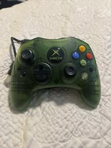 Original Xbox Controller Wired Halo Green S-Type Genuine Official - Picture 1 of 5