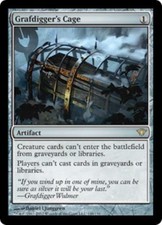 WOTC MtG Dark Ascension Grafdigger's Cage (R) (Foil) VG