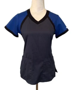 Women’s Grey’s Anatomy by Barco Active Color Block Scrub Top, XS - Picture 1 of 7