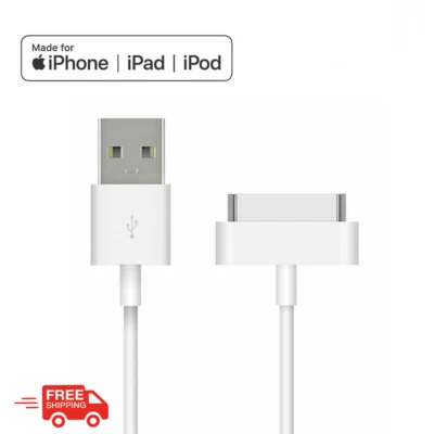 NEW Data Sync Cable Charger for iPhone iPad iPod Classic 120GB 160GB Touch 4th - Image 1 of 4
