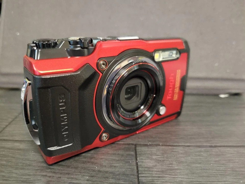 Olympus Tough TG-6 12.0MP Digital Camera GPS Waterproof Built-in Wi-Fi Red - image 1 of 1