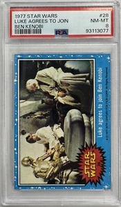 1977 STAR WARS #28 LUKE AGREES TO JOIN BEN KENOBI PSA 8 93113077 - Picture 1 of 2