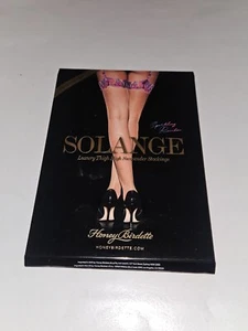 Honey Birdette Solange Luxury Thigh High Suspender Stockings size Medium NWT - Picture 1 of 3