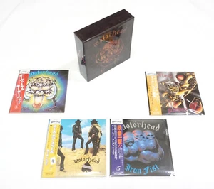 Motorhead - Mini LP CD 4 Titles Set + Promo Box Replica Paper Sleeve Obi Japan - Picture 1 of 12