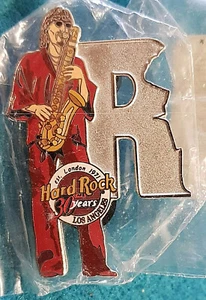 LOS ANGELES EDGAR WINTER WHITE TRASH MUSICIAN SERIES LETTER R Hard Rock Cafe PIN - Picture 1 of 1