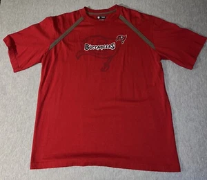 NFL Team Apparel Red Tampa Bay Buccaneers  T-Shirt Men's Sz L - Picture 1 of 5