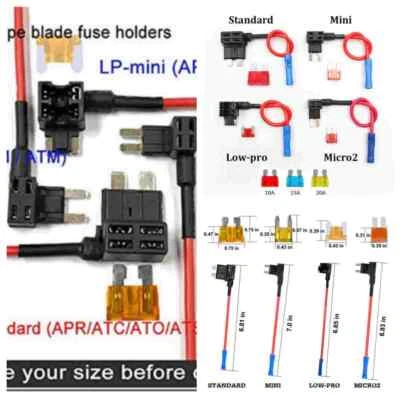 Add-A-Circuit BladeHolder ATC ATM ATRStandard Mini Micro2 Low-Profile Fuse Tap - Image 1 of 4