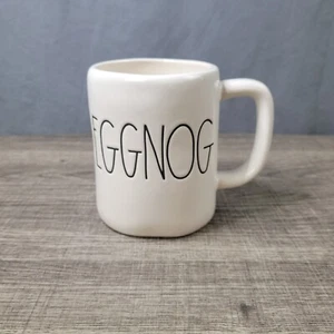 Rae Dunn Artisan Collection Farmhouse White Ceramic Eggnog Christmas Mug - Picture 1 of 6