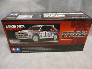 TAMIYA LANCIA DELTA INTEGRALE TT-02 CHASSIS Assembly Kit 1/10 RC No.570 58570 - Picture 1 of 14