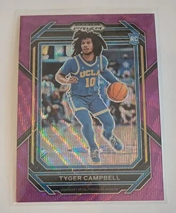 2023 Panini Prizm Draft Picks No.29 ROOKIE RC Tyger CAMPBELL UCLA PURPLE PRIZM - Bild 1 von 2