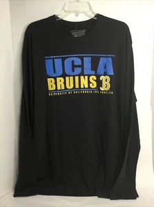 NWT Men's UCLA Bruins Print Long Sleeve T-Shirt Colosseum Size XL Black - Picture 1 of 9