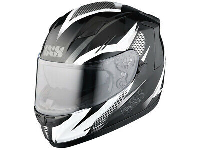 iXS Integral Helmet Hx 420 Speed Schwarz-Silber-Weiß Motorcycle From Fibreglass