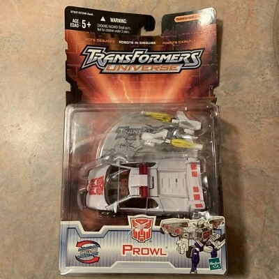 Year 2003 Transformers UNIVERSE Exclusive Deluxe Class 6" Figure Autobot PROWL - Image 1 of 4