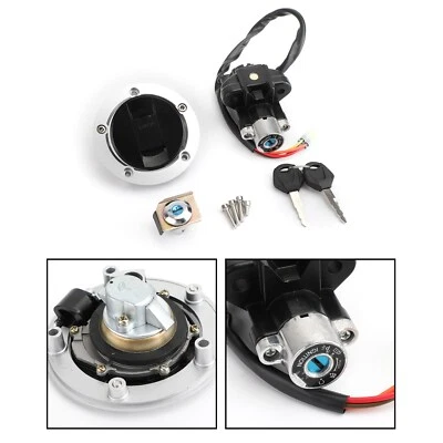 Ignition Switch Fuel Gas Cap Lock Key For Suzuki SV650 S/A SFV650 SV1000/S 03-15 Foto 1 de 4