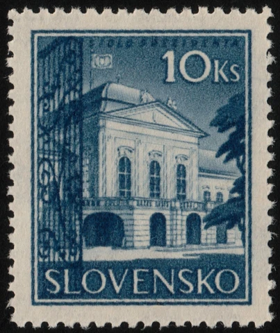 ✔️ SLOVAKIA 1940 - PRESIDENTIAL RESIDENCE - SC. 44 MNH OG [SK070] Cover