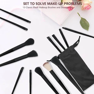 13 Pcs Professional Makeup Brushes Set with Bag, Complete Function Portable M... - Picture 1 of 12