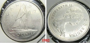 Canada Dime 1982 - Picture 1 of 1