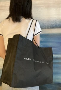Marc By Marc Jacobs Limited Novelty Black Canvas Eco Bag Japanese Magazine - Picture 1 of 13