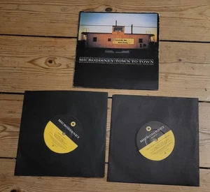 Microdisney Town To Town  Ltd Double 7" Post punk Indie - Foto 1 di 3
