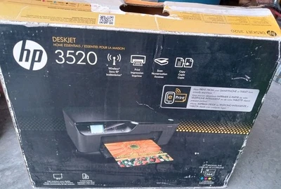 HP - Deskjet 3520 Wireless All-in-One Drucker Open Box mit Netzkabel - Bild 1 von 3