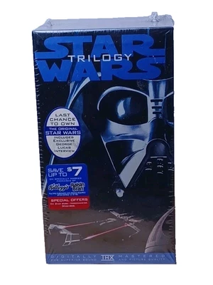 STAR WARS Original Trilogy Hope Empire Jedi VHS Set Original Version sealed - Image 1 of 4