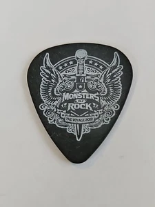 INAUGURAL!MONSTERS OF ROCK CRUISE RARE/2012 TOUR GUITAR PICK !NEW - Picture 1 of 2