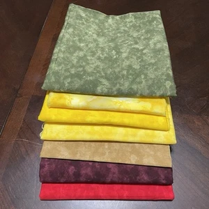 Moda Marbles Lot Of 10 Yards Cotton Fabric For Sewing, Quilting, 7 Colors - Picture 1 of 7