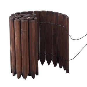 Decorative Wood Garden Edging Border Fence for Yard, Patio, Path, Flower Bed,... - Picture 1 of 7