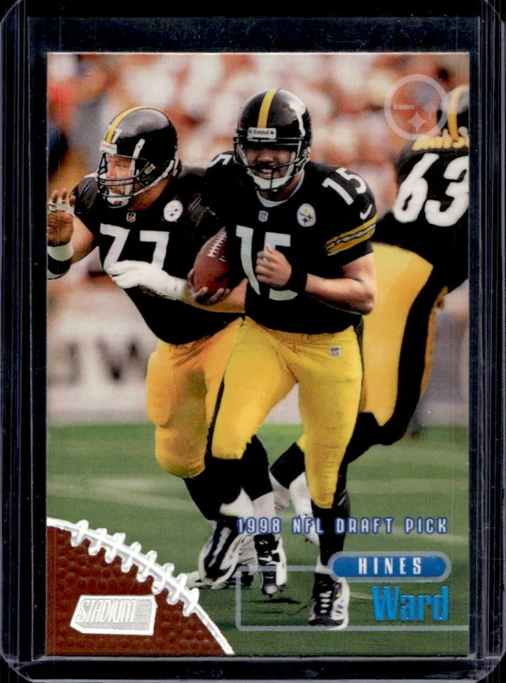 1998 Stadium Club Hines Ward Rookie RC #182 Steelers - Image 1 of 2