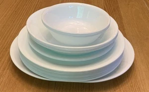 Corelle Winter Frost White Lot of 18 Dishes/Plates/Bowls and a Platter - Picture 1 of 13