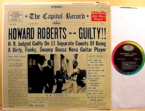 HOWARD ROBERTS - Guilty!! - '67 Capitol lbl VG+/EX jazz guitar LP + DAVE GRUSIN - Foto 1 di 8