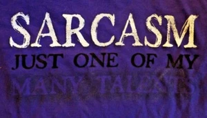 Hibrid T-Shirts Größe Medium lila Sarkasmus - nur 1 meiner vielen Talente NEU FS Y - Bild 1 von 5