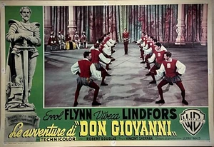 El Aventuras Por Don Giovanni-Lobby Tarjeta Fotobusta Originale-Errol Flynn - Imagen 1 de 1
