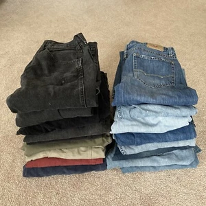 Großhandel Menge 17 Vintage & Y2K Jeans gemischte Größen & Farben 90er Jahre Mall Cyber Punk - Bild 1 von 6