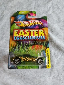 Hot Wheels 2012 huevos de Pascua 69 Pontiac Firebird T/A verde gran tarjeta - Imagen 1 de 4